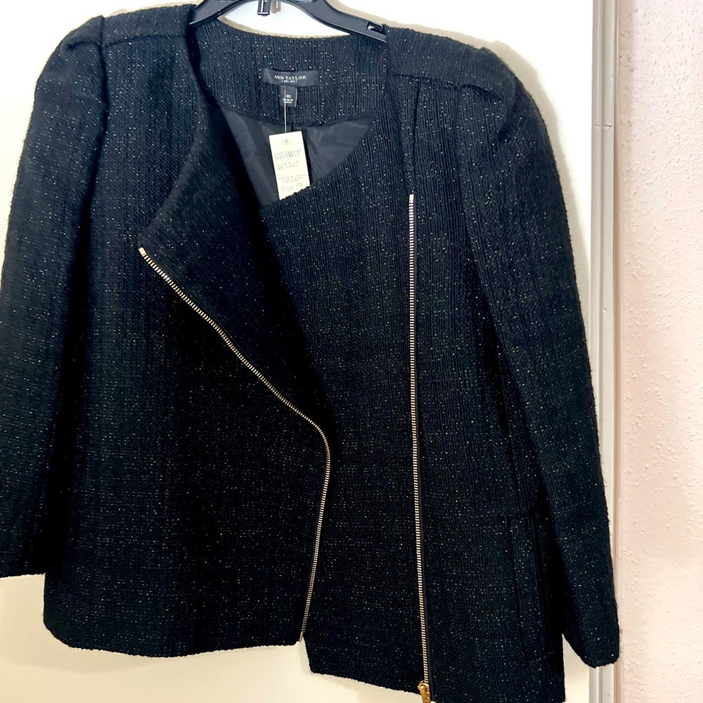 Gold sprinkled Black jacket